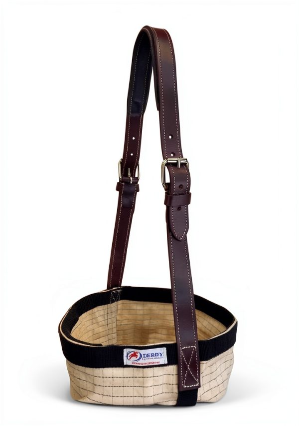 Derby Originals Horse Feed Bag No Spill Breathable Canvas-2