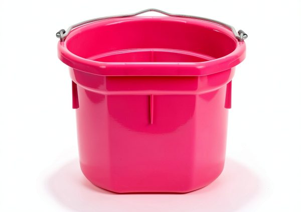 Miller Manufacturing Plastic Feed Bucket Durable Stackable-2
