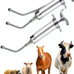 Threlaco Large Drench Gun Reusable Livestock Feeding-0