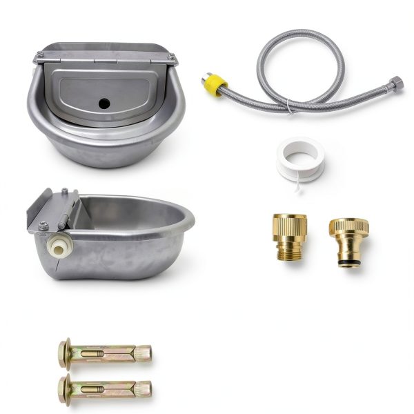 COMVIEE Automatic Pet Water Bowl Float Valve Livestock-2