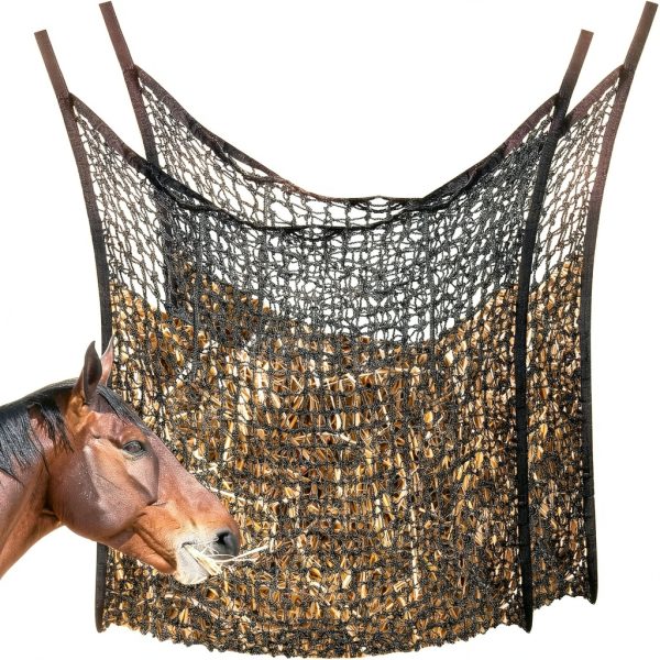 Fabbay Horse Slow Feed Hay Bag Safe Sturdy Mesh Design-0