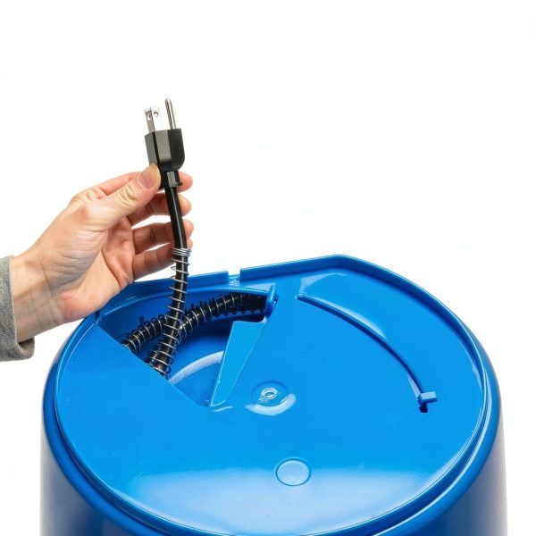 API Plastic Horse Water Heater Bucket 20 Quart Blue-3