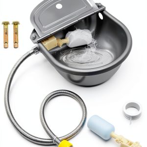 COMVIEE Automatic Pet Water Bowl Float Valve Livestock-0