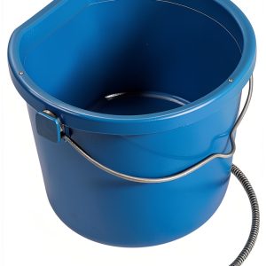 API Plastic Horse Water Heater Bucket 20 Quart Blue-0