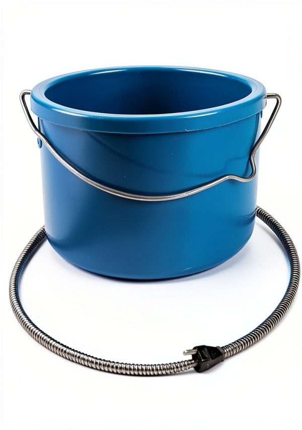 API Plastic Horse Water Heater Bucket 20 Quart Blue-2