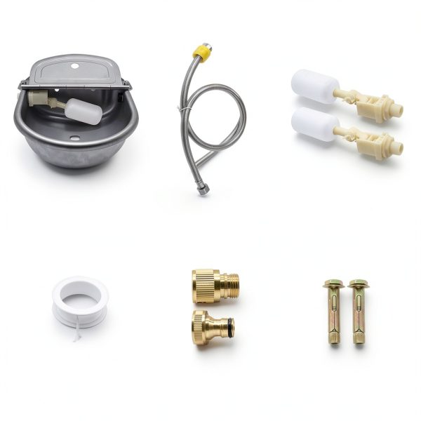 COMVIEE Automatic Pet Water Bowl Float Valve Livestock-1