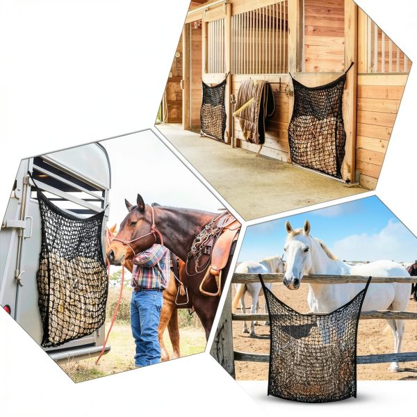Fabbay Horse Slow Feed Hay Bag Safe Sturdy Mesh Design-6