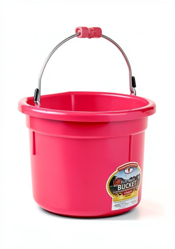 Miller Manufacturing Plastic Feed Bucket Durable Stackable-3