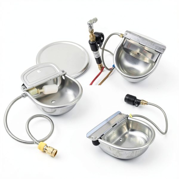COMVIEE Automatic Pet Water Bowl Float Valve Livestock-6