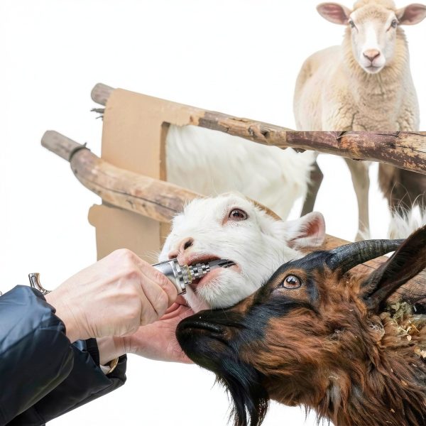 Threlaco Large Drench Gun Reusable Livestock Feeding-5