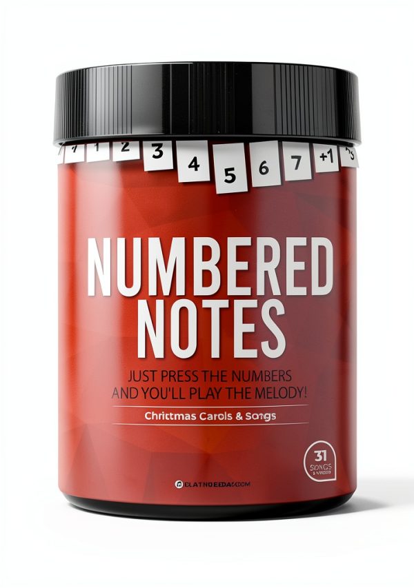 Numbered Notes Music Songbook Amazon Kindle Print Replica for Teens-0