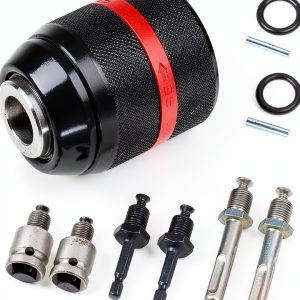 Keyless Drill Chuck Milwaukee 1 2 20UNF Tighten-0