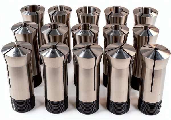 Precision 5C Collet Set for Mill Chuck Holder 1/8-1" by 16ths Hardened T.I.R. 0.0005" Lathe (15Pcs)-1