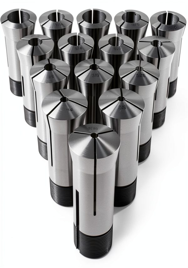 Precision 5C Collet Set for Mill Chuck Holder 1/8-1" by 16ths Hardened T.I.R. 0.0005" Lathe (15Pcs)-0