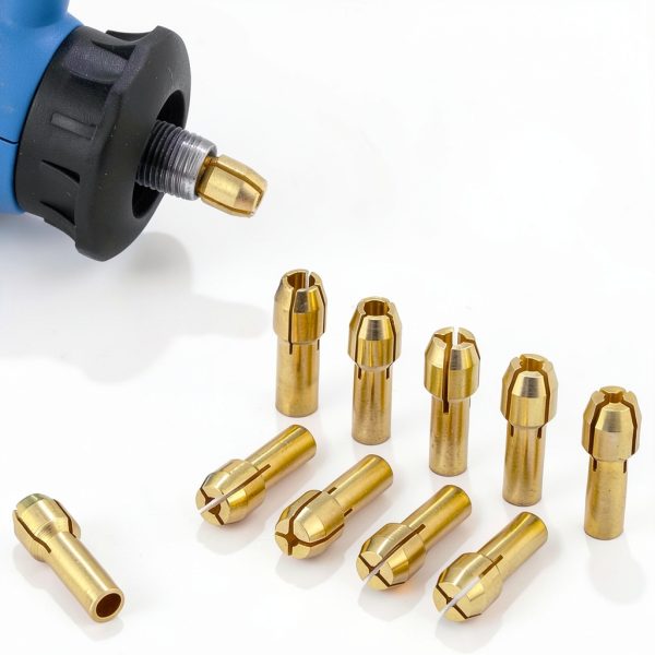 EMVANV Drill Chuck Collet Set 28pcs for Dremel 1/32‑1/8 Inch Change-6