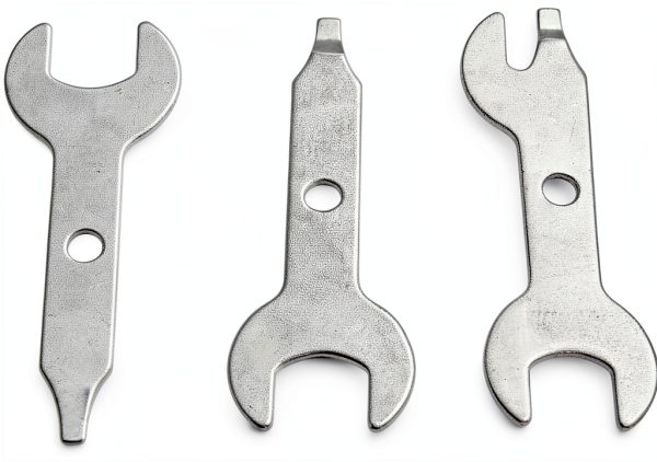 Collet Wrench Key 4 Pcs Set 3/8 Inch 9.5mm Stainless Steel HARSKIYER-0